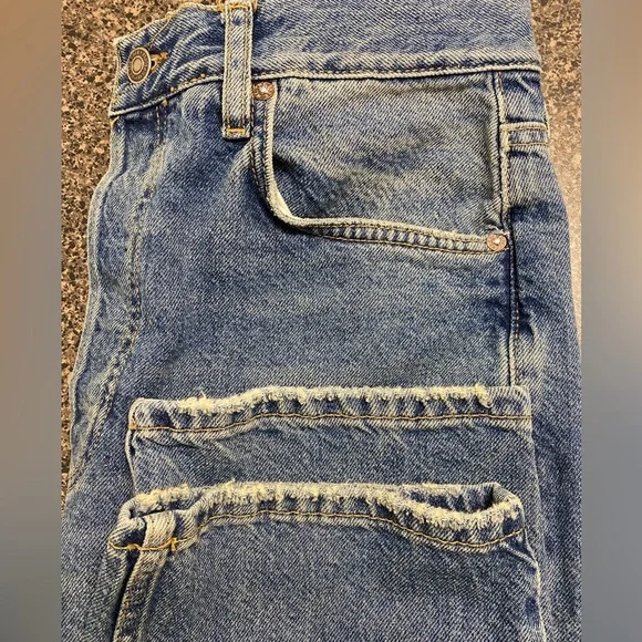 Free People We the Free Jeans Straight Leg Button Fly Size 29 - Picture 8 of 8